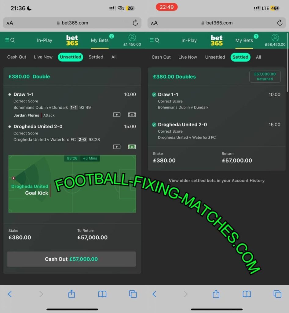 FIXING FOOTBALL MATCHES BETTING