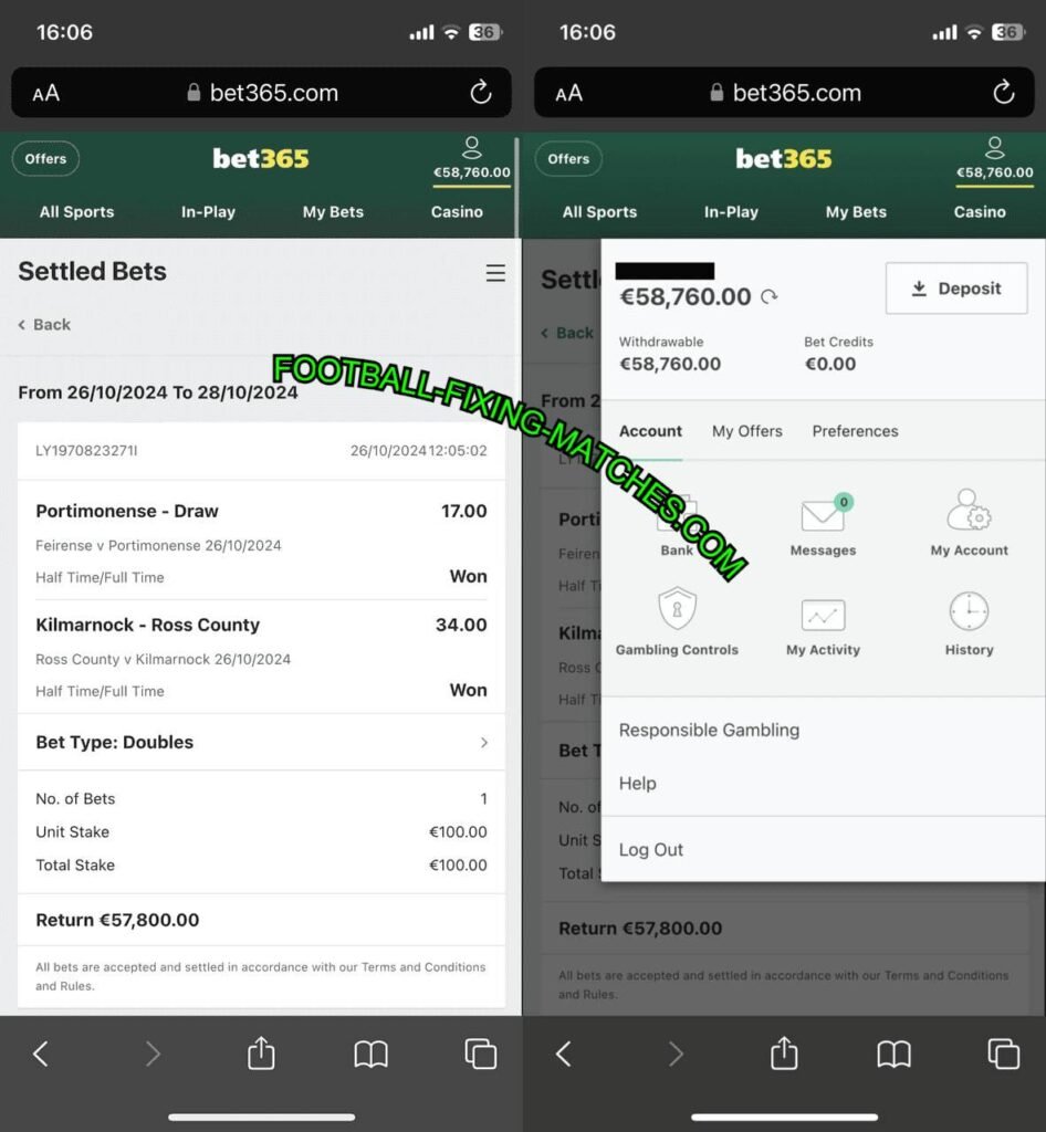 MATCH FIXING BETTING HTFT TIPS