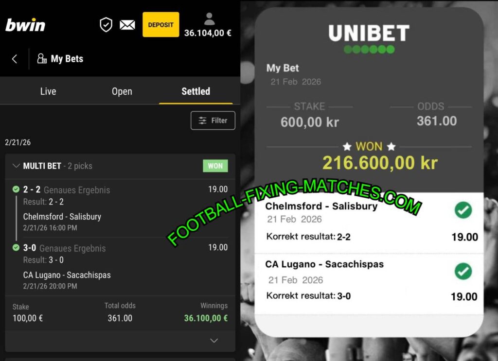 BWIN SURE FIXED MATCHES TIPS BWIN SURE FIXED MATCHES TIPS
