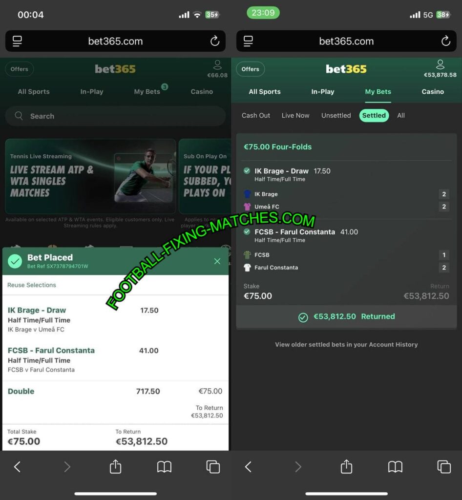 FIXING FOOTBALL BET365 GAMES