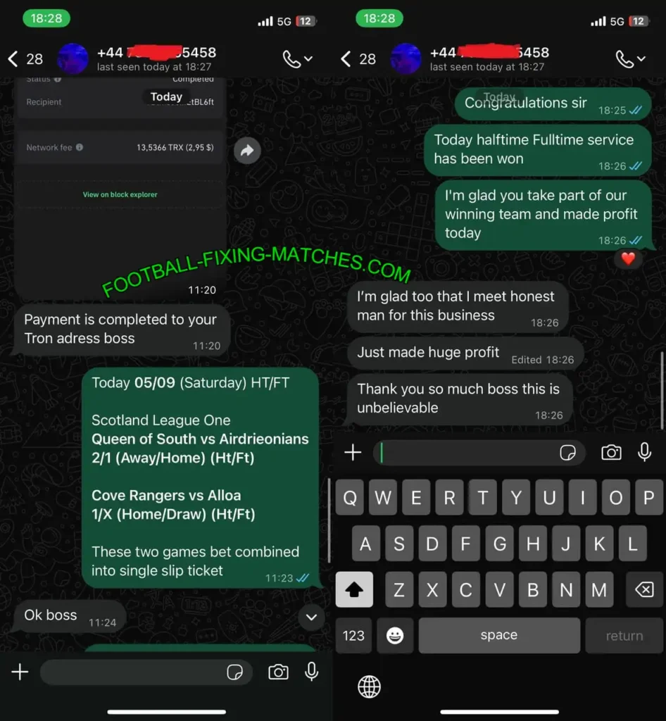 FIXING TELEGRAM FOOTBALL MATCHES FIXING TELEGRAM FOOTBALL MATCHES
