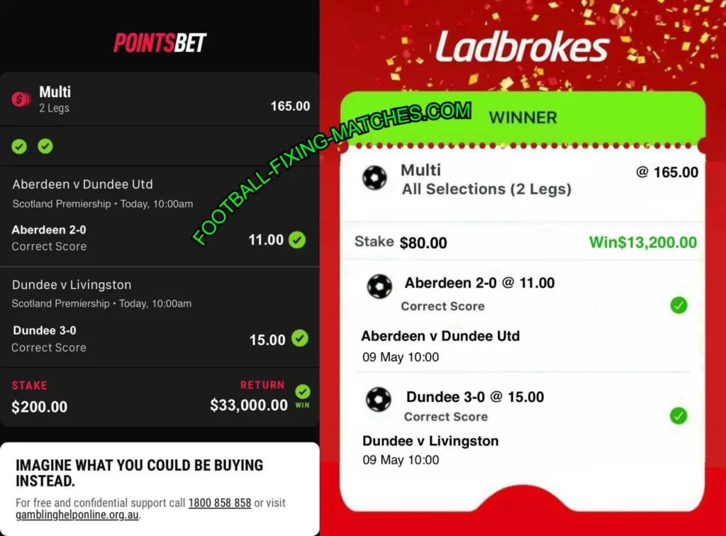 LADBROKERS CORRECT FIXED BETTING SCORES LADBROKERS CORRECT FIXED BETTING SCORES