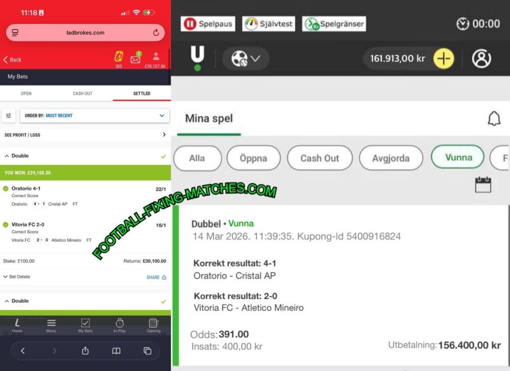 SKYBET Correct Score Fixed Matches Tips LADBROKES CORRECT SCORE FIXED MATCHES