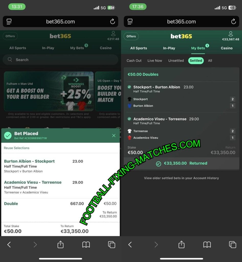 MATCH FIXED TIPS ON BET365