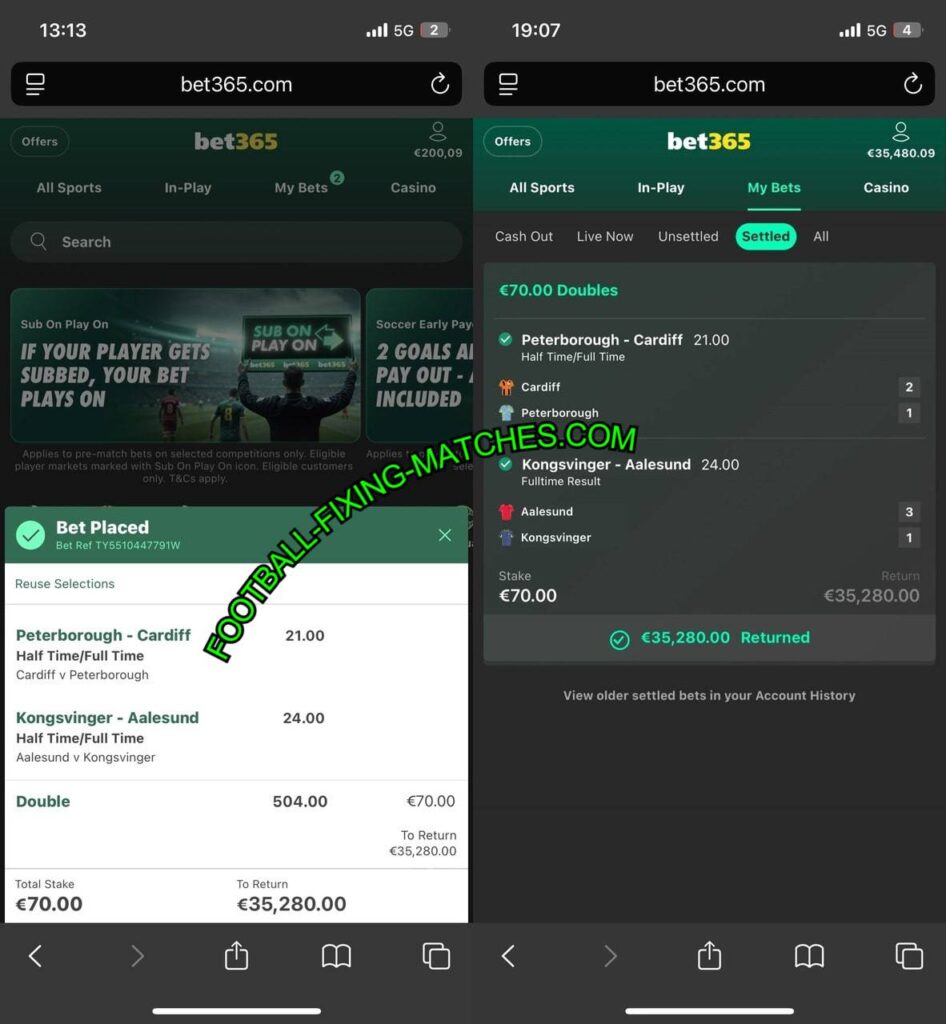 MATCH FIXING FIXED BETTING TIPS 1X2