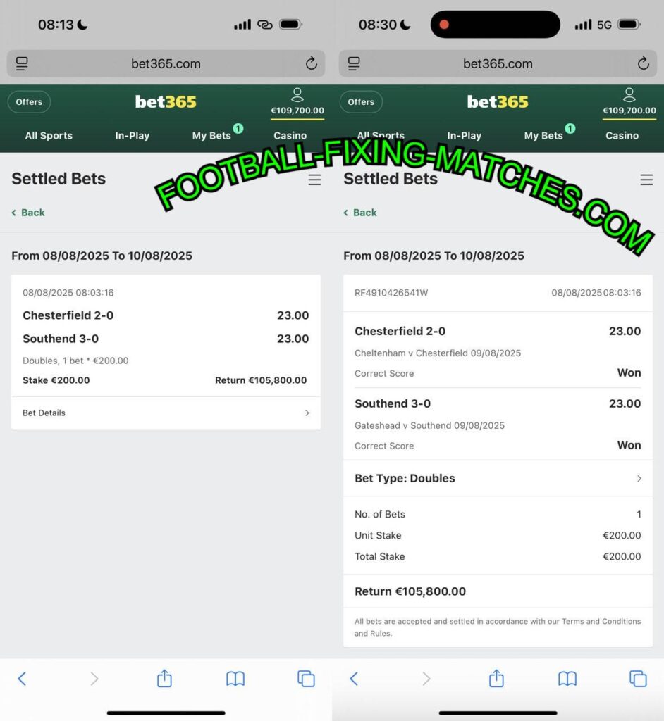 MATCH FIXING FOOTBALL TIPS
