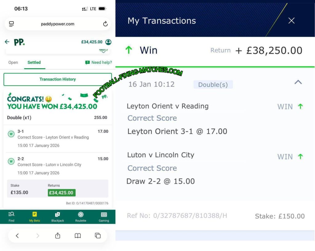 PADDY POWER FIXED MATCHES TIP PADDY POWER FIXED MATCHES TIP