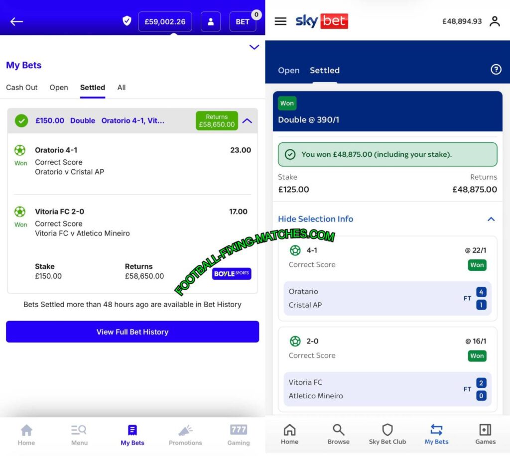 SKYBET Correct Score Fixed Matches Tips SKYBET Correct Score Fixed Matches Tips