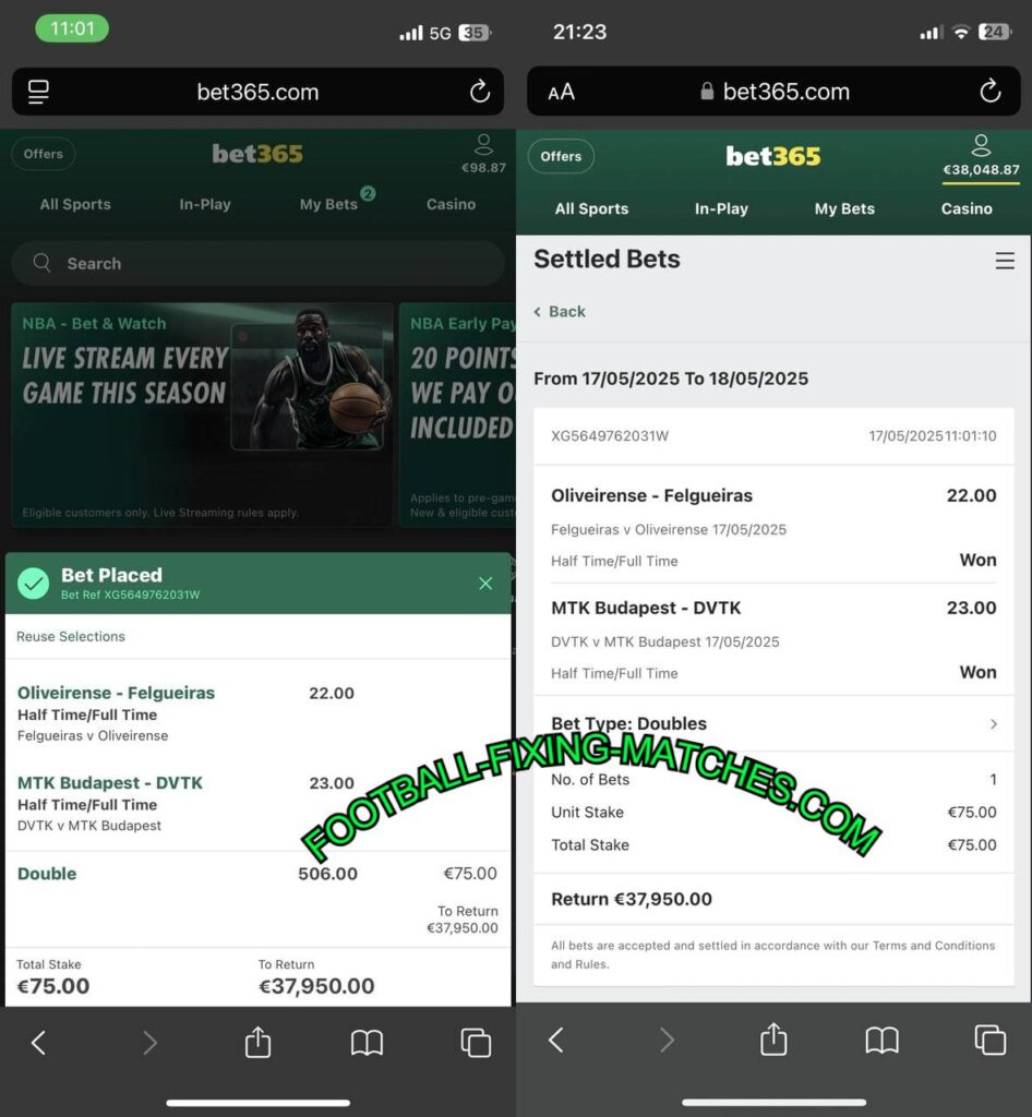 SOCCER FIXED MATCH HTFT TIPS