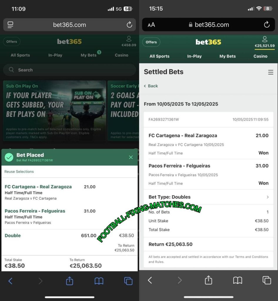 SOCCER FIXING MATCHES TIPS HTFT