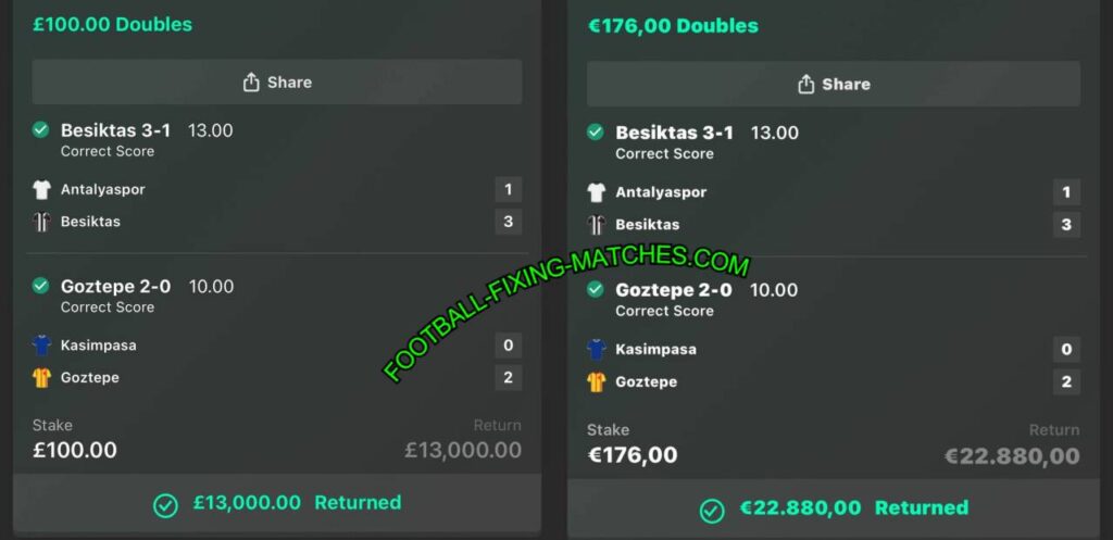 SURE BET365 FIXED MATCHES