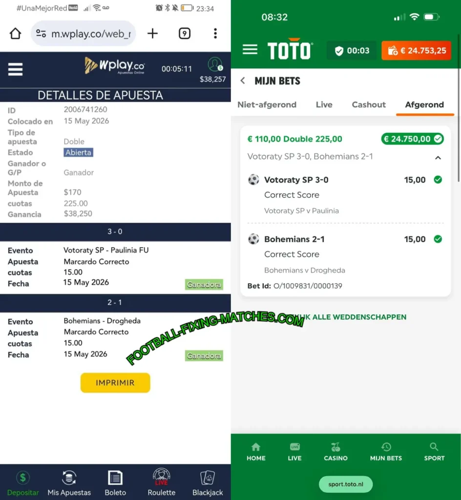 TOTO SPORTS FIXED TIPS 1X2