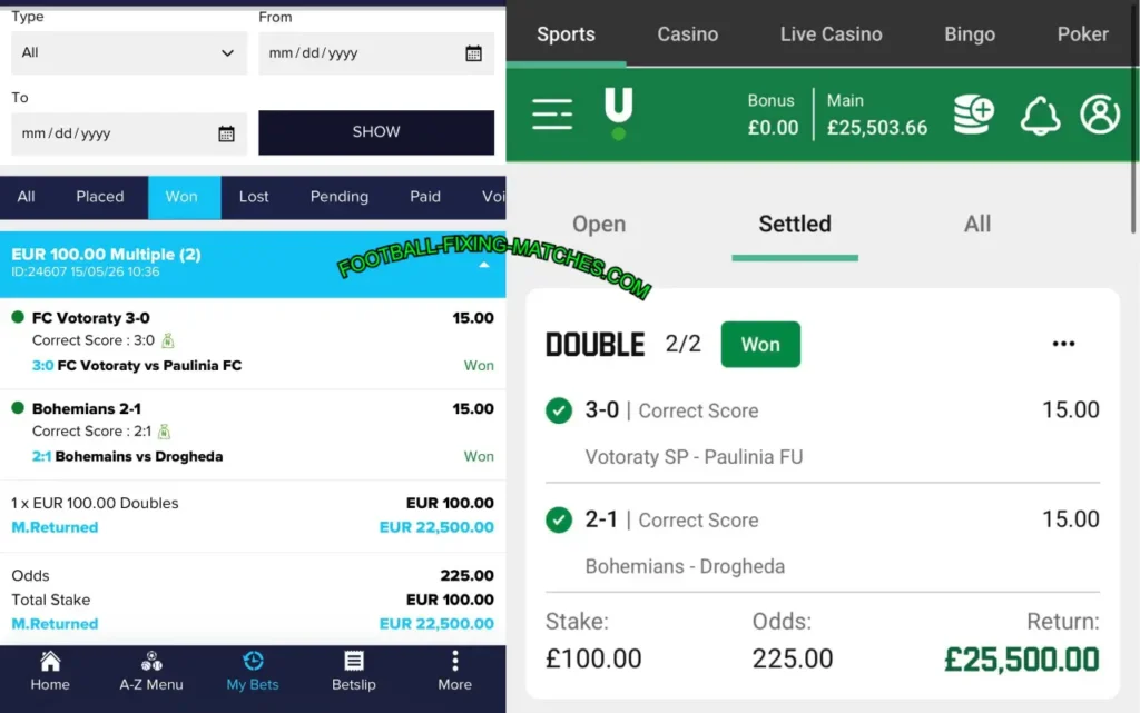 UNIBET SAFE CORRECT SCORE TIPS